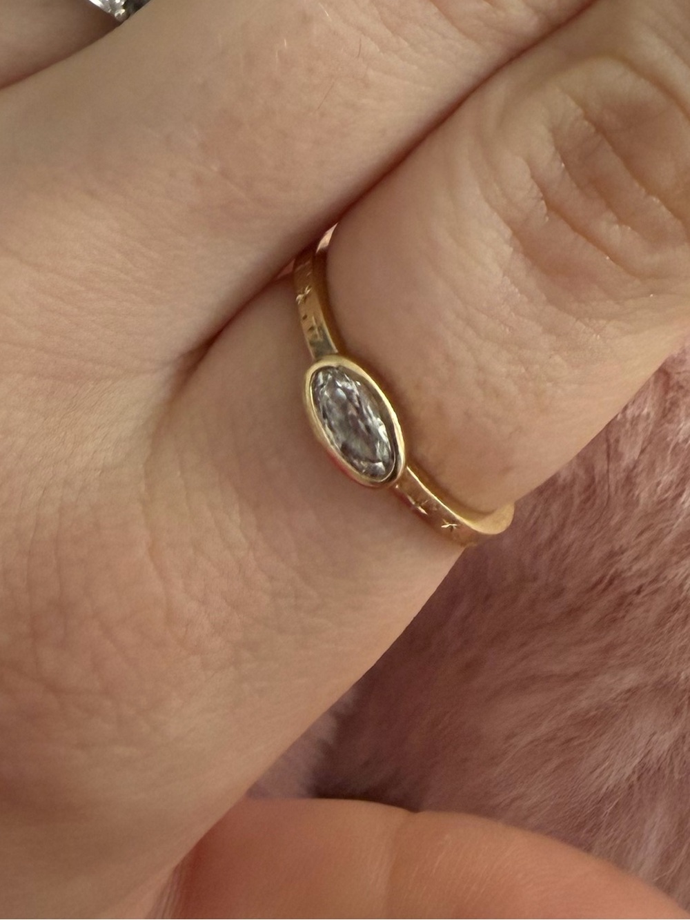 gem Breakfast custom diamond ring